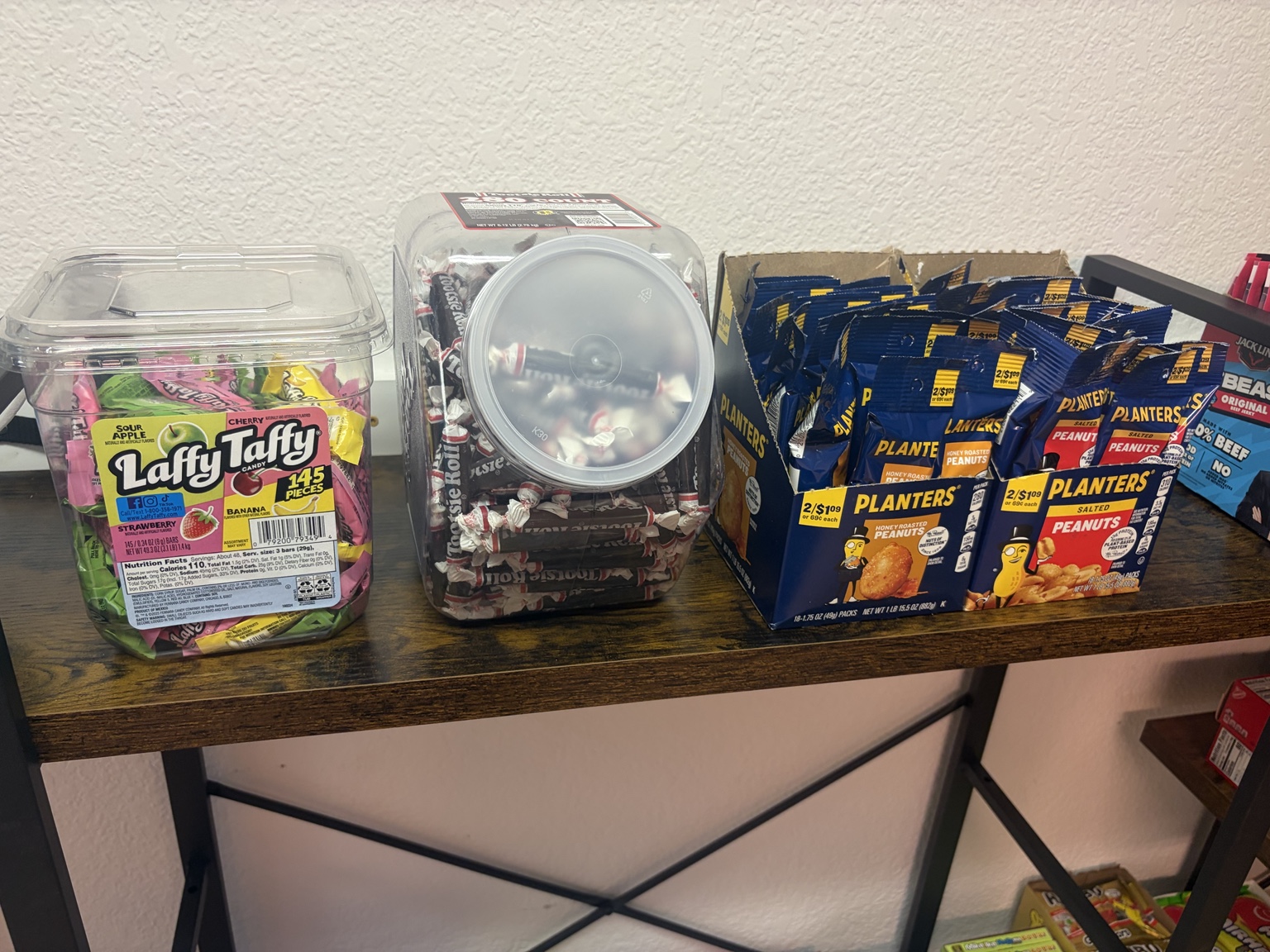 Laffy Taffy and Tootsie Rolls stocked at Sunny Side Market